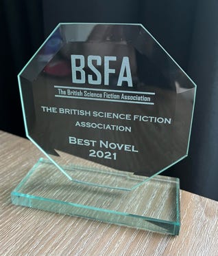 BSFA 2022 Best Novel award